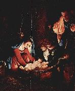 Lorenzo Lotto Christi Geburt painting